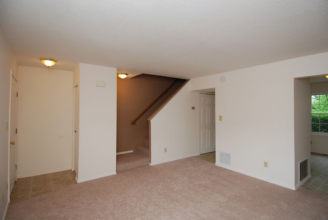 Living Room - Townhouse Unit at Wellington Terrace, Manchester, NH